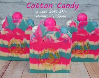 Cotton Candy Soap Bars