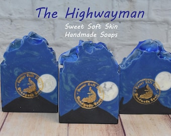 The Highwayman Soap: Masculine Scent, Cocoa & Shea Butter, Handmade