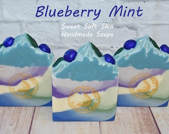 Blueberry Mint Soap Bars
