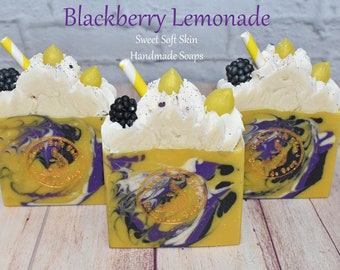 Blackberry Lemonade Soap Bars