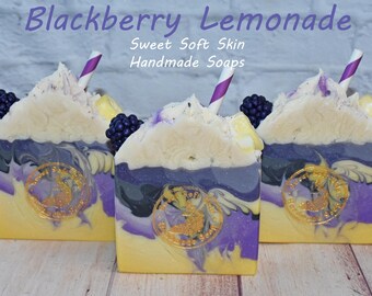 Blackberry Lemonade Soap Bars