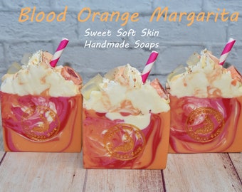 Blood Orange Margarita Soap Bars