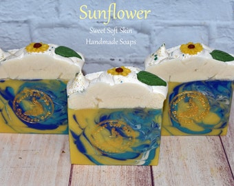 Sunflower Soap Bars