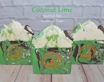 Coconut Lime Soap Bars