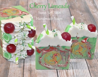 Cherry Limeade Soap Bars