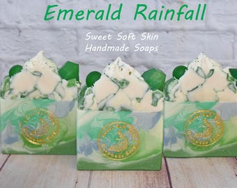 Emerald Rainfall Soap Bars