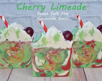 Cherry Limeade Soap Bars