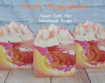 Fresh Grapefruit Soap Bars