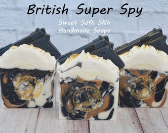 British Super Spy Soap Bars