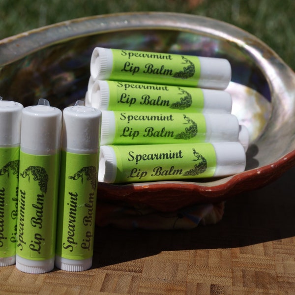 Spearmint Lip Balm Tubes