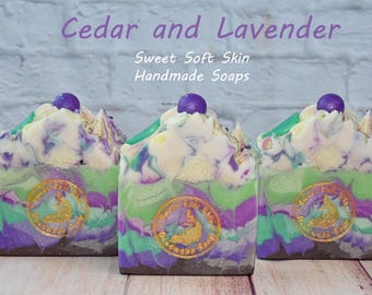 Cedar and Lavender Soap Bars