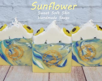 Sunflower Soap Bars