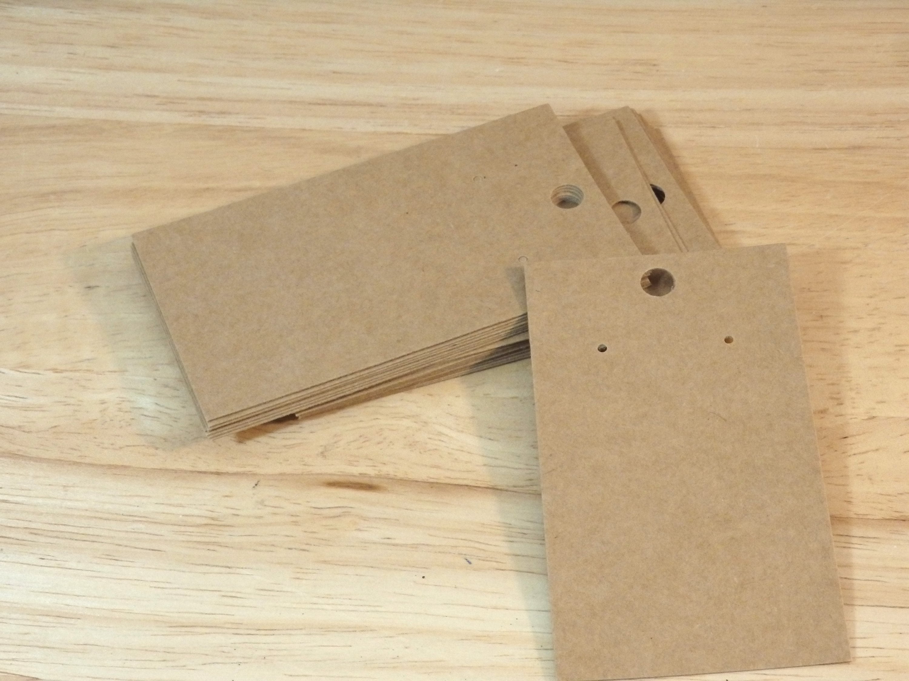 Earring Card Tags, Kraft Brown 3.5 in x 2 in (packaging handmade diy …