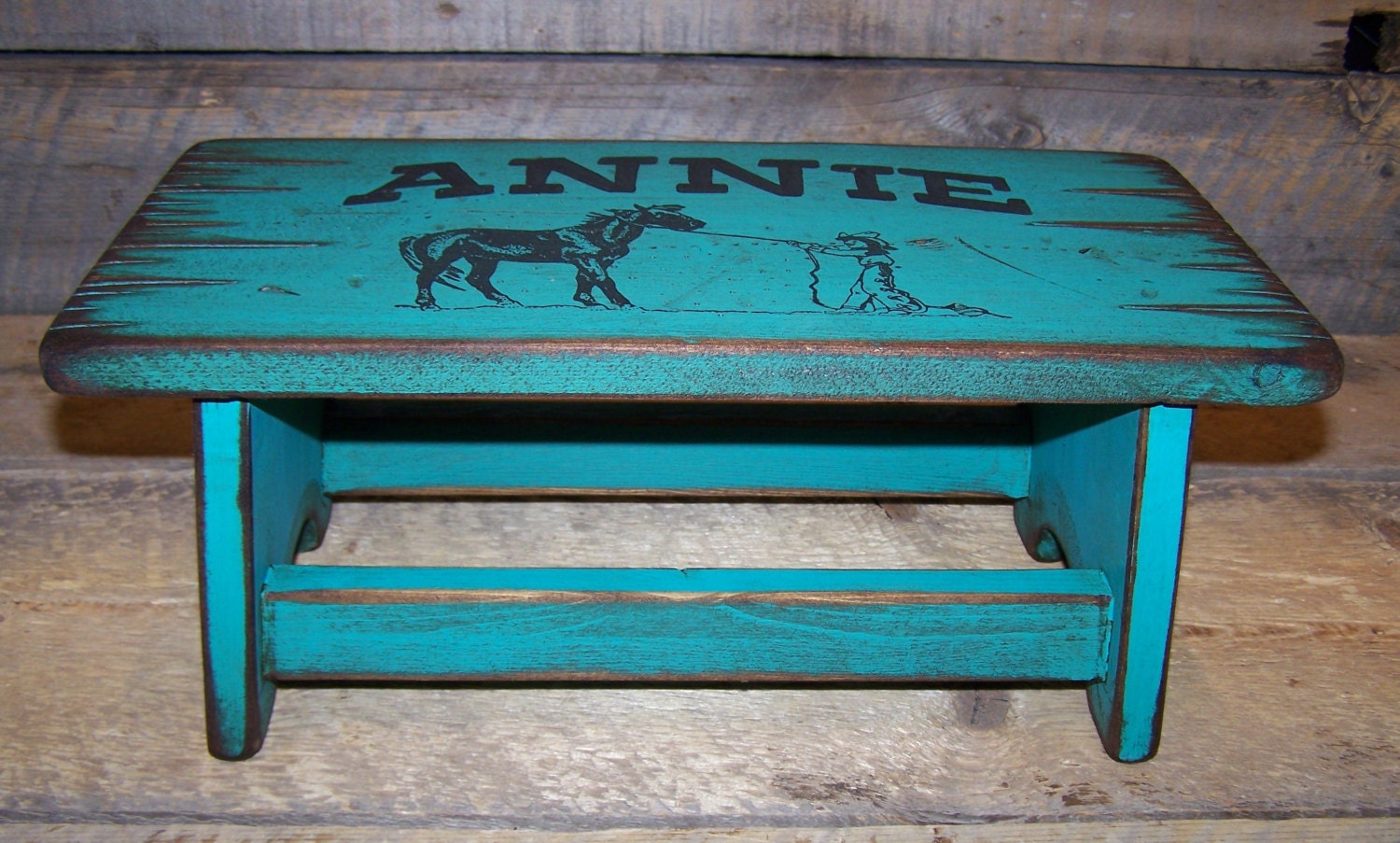 Yellow Christmas stool for kid's western step stool for Etsy