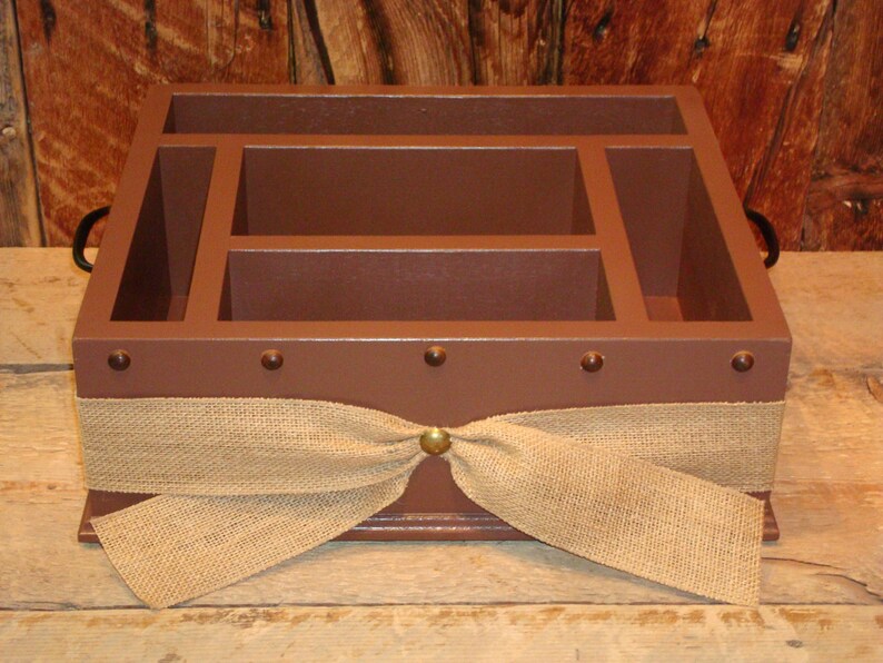 Brown Tableware Utensil Holder Caddy Organizer Party Decor for Etsy