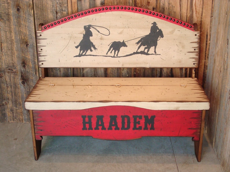 Bancos de troncos personalizados banco de almacenamiento | Etsy