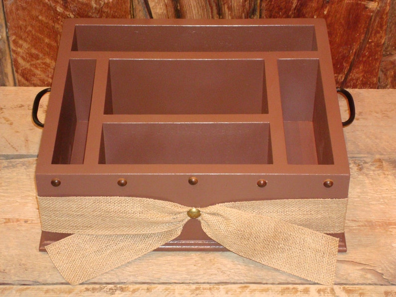 Brown Tableware Utensil Holder Caddy Organizer Party Decor for Etsy