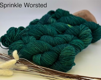 Emerald Pools Hand Dyed Yarn - Choose your base and weight