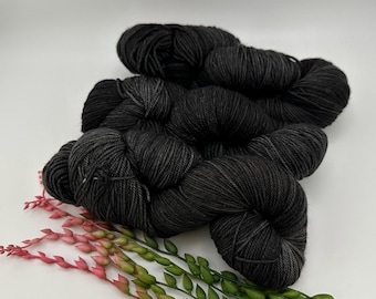 Basalt Hand Dyed Yarn - Choose your base and weight