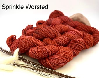 Autumn Leaf Hand Dyed Yarn - Choose your base and weight
