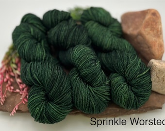 Norfolk Pine Hand Dyed Yarn - Choose your weight and base