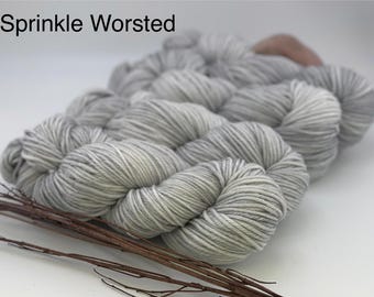 Drifted Snow Hand Dyed Yarn - Choose your base and weight
