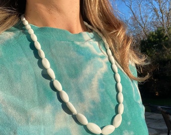 Vintage glass bead necklace