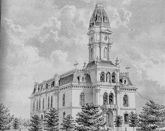 Logan County Courthouse in Bellefontaine Ohio