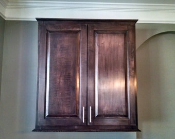 Custom Maple Wall Cabinet