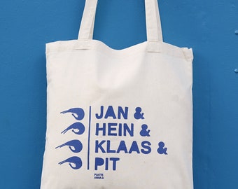 JAN HEiN CLAAS PiT - maritimer Stoffbüdel aus Fairtrade Biobaumwolle / Stoffbeutel Stofftasche