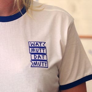 Wat Mutt Dat Mutt T-shirt With Patch image 1