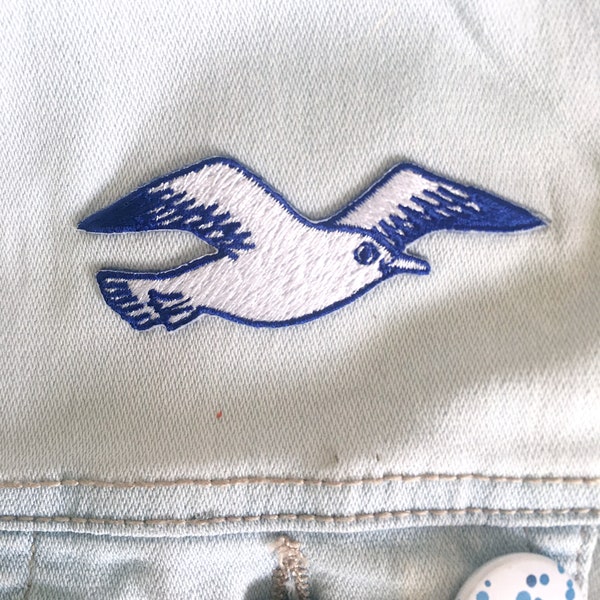 SEAGULL - maritime iron-on patch