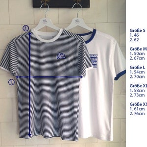 MOIN maritime T-shirt with patch striped ringed image 3