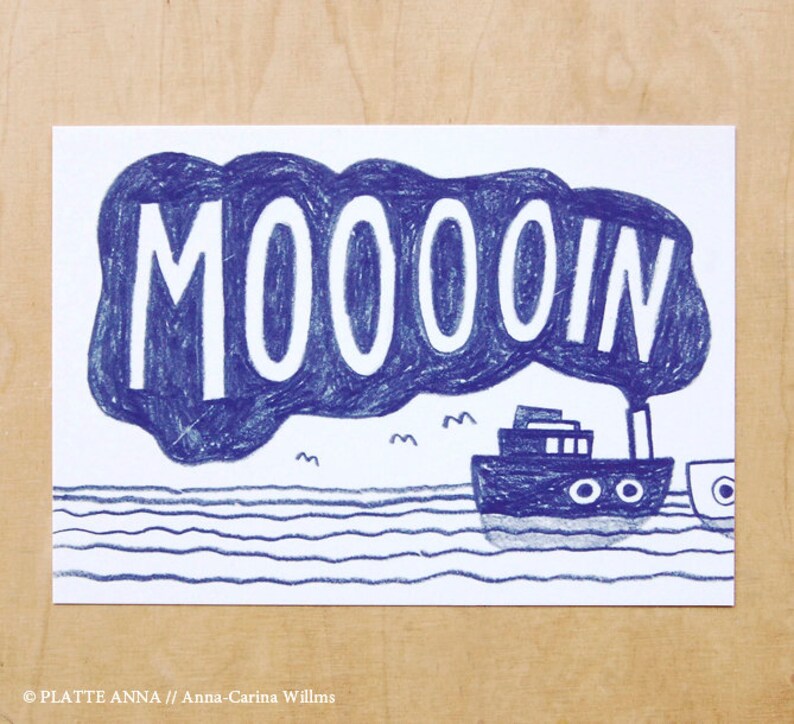 MOOOOIN Postkarte Bild 1