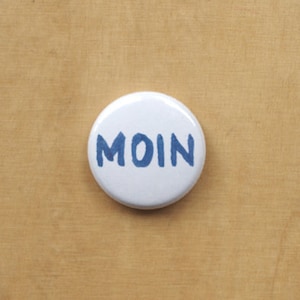 MOIN maritime button pin Low German jga souvenir gift image 1