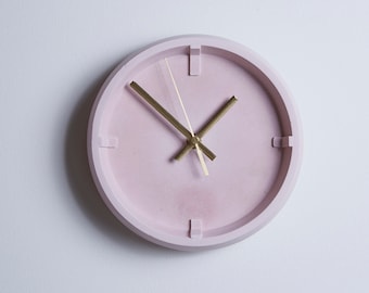 Index clock Pink