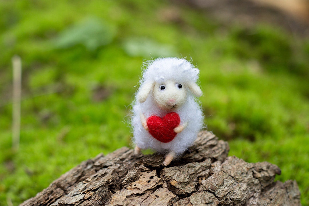 Cute Love Gift Little Lamb Dollhouse or Mini Garden Decor - Etsy