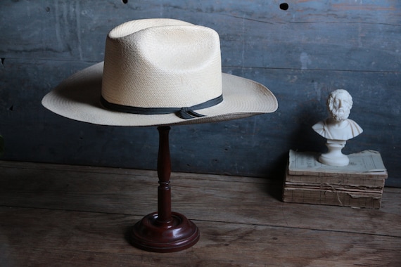 Vintage Tardan Mexican straw cowboy hat. Wide bri… - image 4