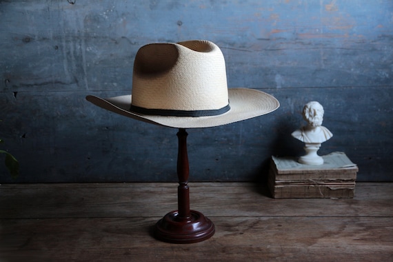 Vintage Tardan Mexican straw cowboy hat. Wide bri… - image 1
