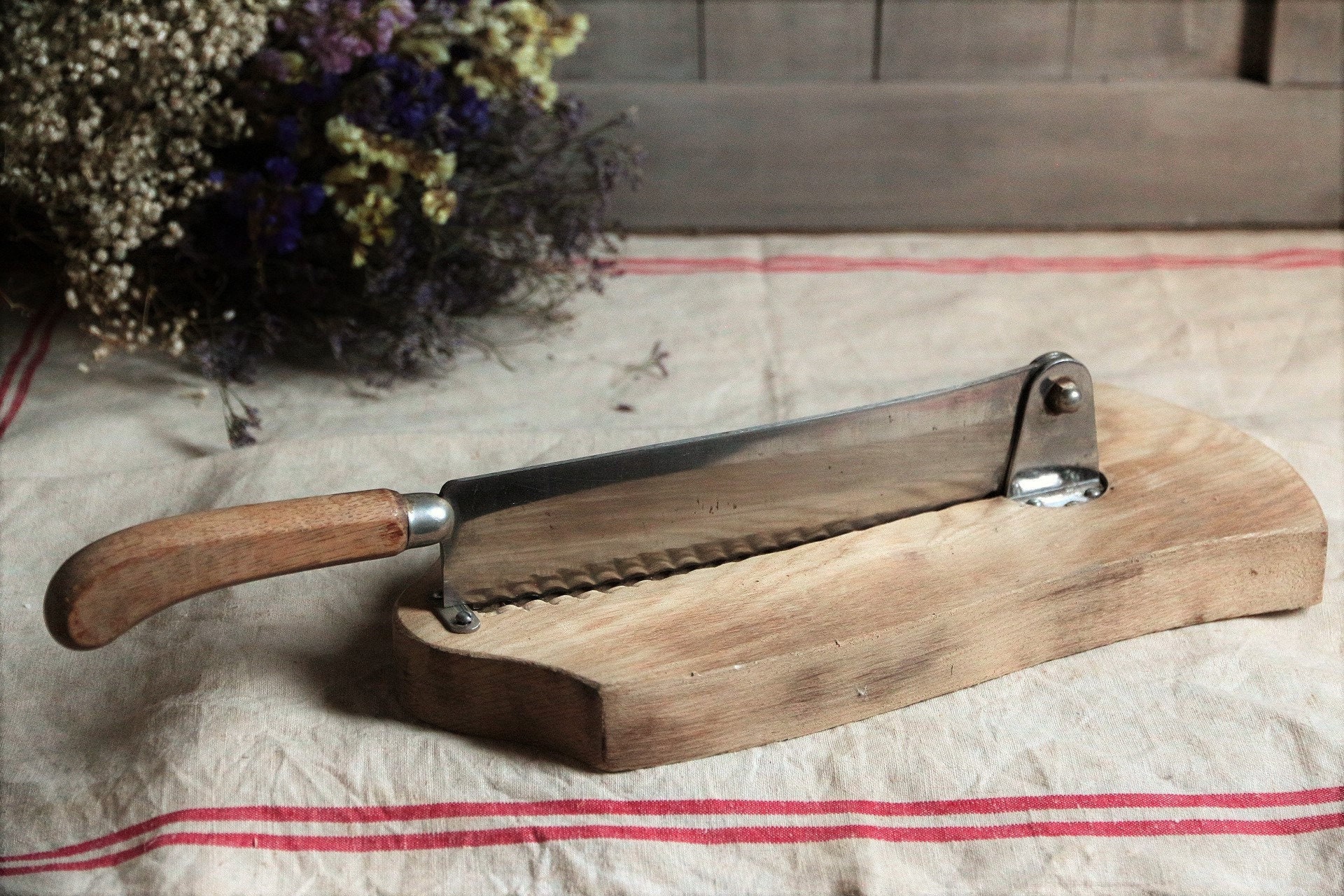 Vintage Royale Adjustable Meat Slicer Slicing Knife stainless steel japan