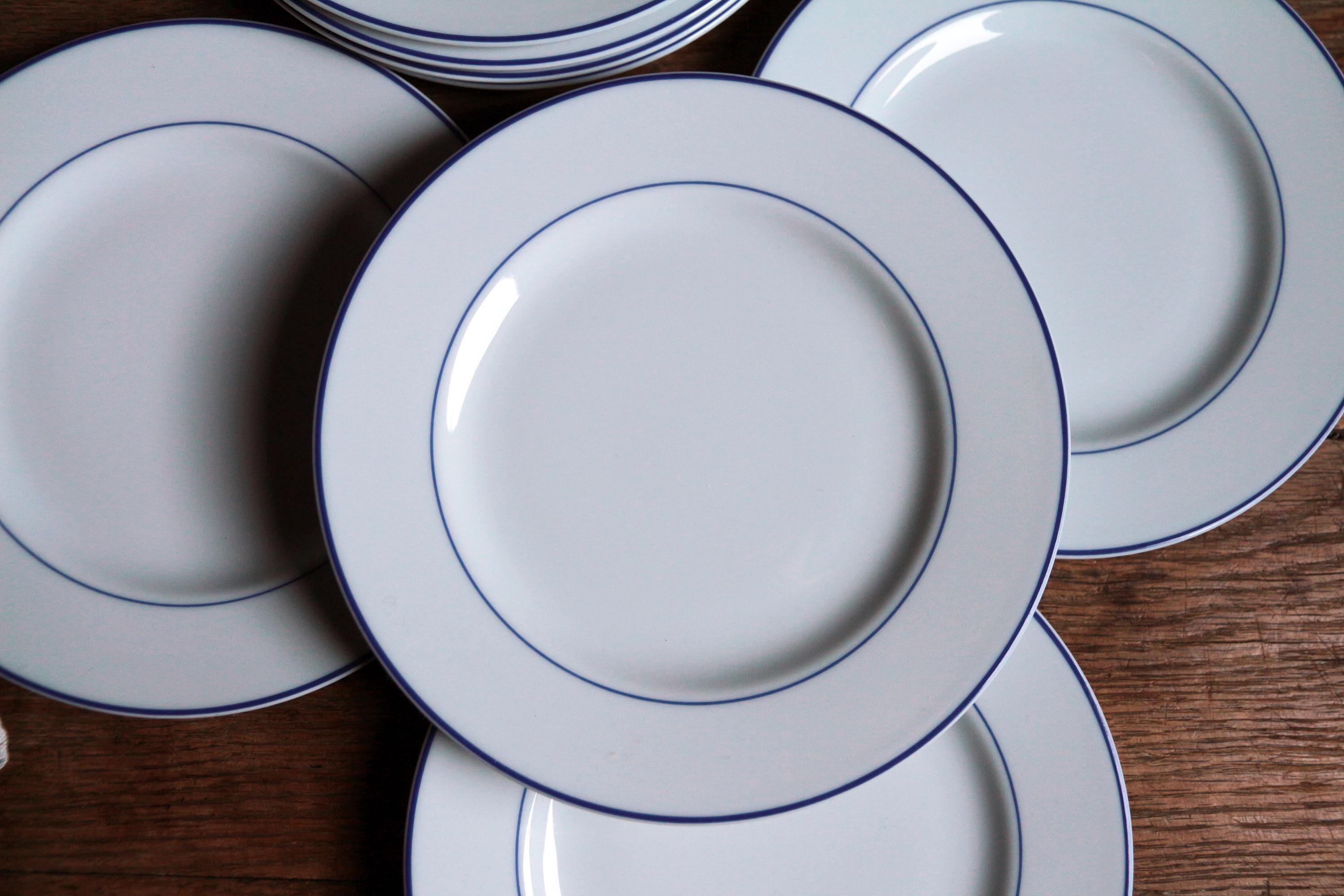 フランスヴィンテージ PORCELAINE FRANCE ビストロ皿 4枚セット フランスヴィンテージ PORCELAINE FRANCE ビストロ皿 4枚セット 【公式