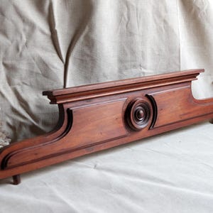 Antique French Wood Pediment, Neo-Classical Architectural Salvage