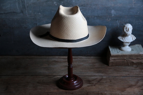 Vintage Tardan Mexican straw cowboy hat. Wide bri… - image 7