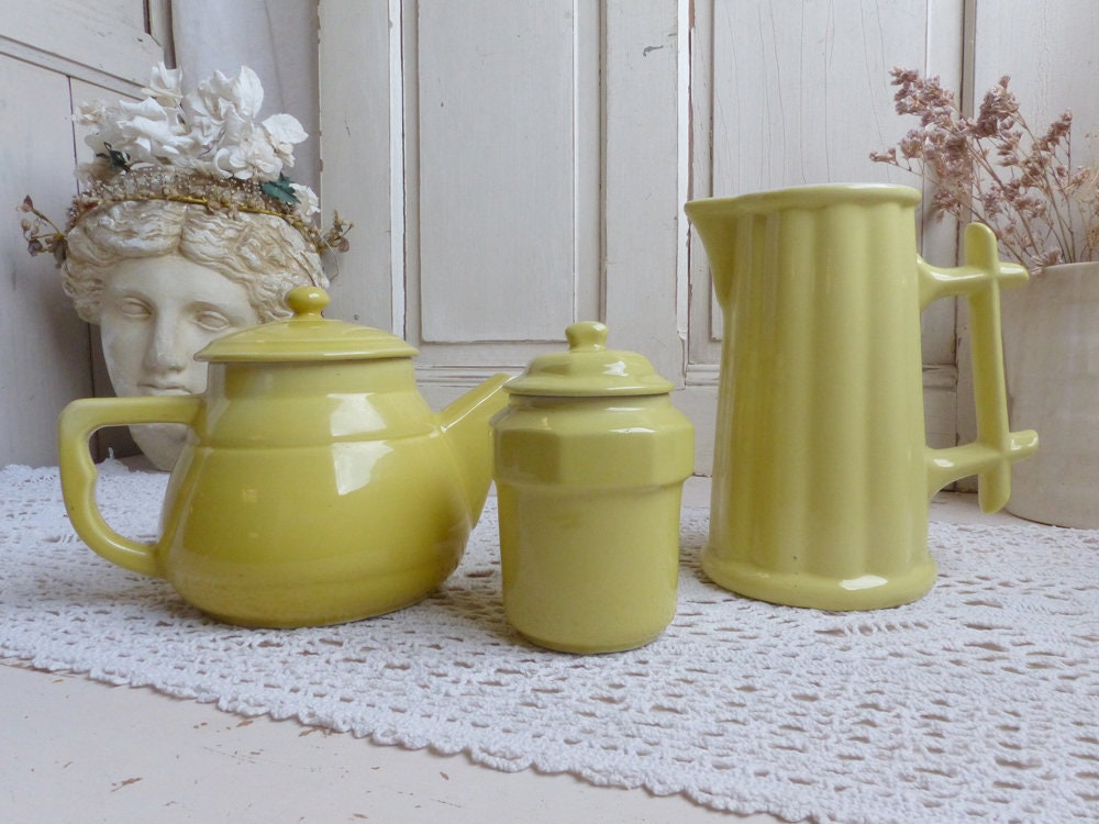 Lot De 3 Théière Vintage
