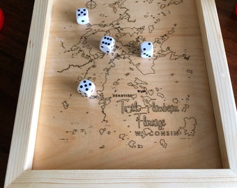 Wood Dice Tray