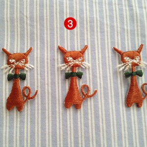 Motivi ferrosi: gatto e topo, motivo, applicazione, parte ornamentale, accessori, accessori, accessori, etichette, ricami, mouse, gatto, ippopotamo, 4-141 immagine 5