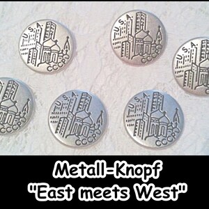 Metall-Knöpfe, Knopf, LARP, Uniform, Casual, Sport, Jeans, USA meets Russland, West meets East, 5-185 Bild 1