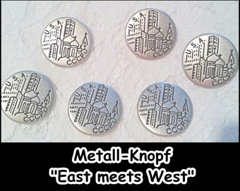 Metall-Knöpfe, Knopf, LARP, Uniform, Casual, Sport, Jeans, USA meets Russland, West meets East,  5-185