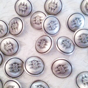 Metal Buttons,Button,Antique,Medieval,Reenactment,LARP,Coat of Arms,Knight,Altertum,Historical,Military,Tracht,Uniform,Casual,Jeans, 5-274275 image 3