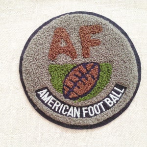 Application American football, motif, applique, sewing motif, decorative motif, embroidery, initials, sports, American football, 4-195 image 4